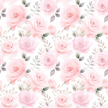 VB The Unicorn Princess Allover Blumen Rosa